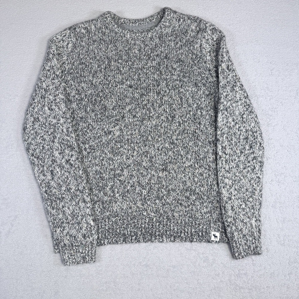 Abercrombie Kids Gray Marble Sweater Size 15/16 Youth  Speckle Fleck